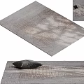 modern square carpet 3d model