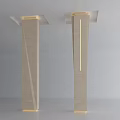 Decorative column Special-shaped square column Interior styling column 3d model
