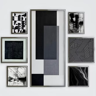 abstract painting 3d model