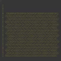 Dark Long Strip Floor Components With Interlocking Pattern And Matte Surface