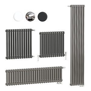 Modern heating pipe radiator heater combination bathroom radiator living room radiator heating equipment 3d model