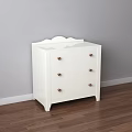 White Console Side Cabinet Home Interior Design With Drawers And Wooden Floor