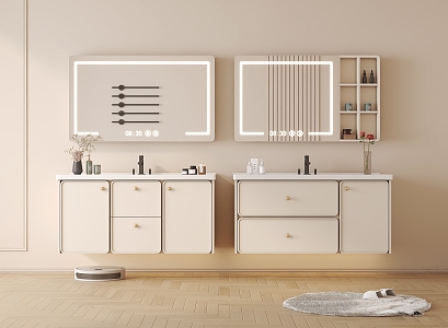 Modern bathroom cabinet 3d model