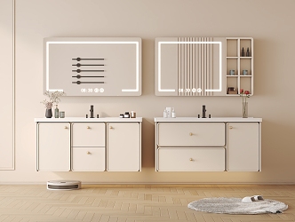 Modern bathroom cabinet 3d model