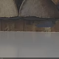 Neatly Stacked Split Wood Logs Showing Natural Texture On Wooden Base