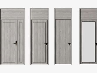 Modern swing door 3d model