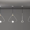 Modern Pendant Light With White Spherical Shade Metallic Connectors And White Wires