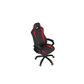 Ergonomic Gaming Desk And Chair Set With Red Black Leather For Home Game Room