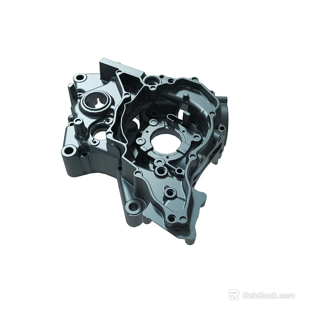 Precision Metal Mechanical Part Housing With Multiple Holes And Structural Design 3d model