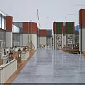 Modern Luxury Hotel Leisure Lounge Area With Comfortable Sofas Sleek Marble Floors And Large Windows