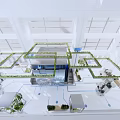Modern Exhibition Enterprise Platform Technology Display 3d model