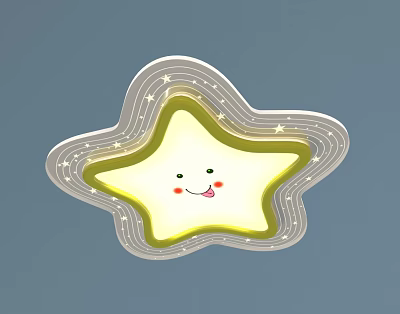 Modern Ceiling Light Nifty Star Light 3d model
