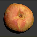 Fresh Ripe Juicy Peach With Vibrant Orange Yellow And Red Blush On Smooth Skin