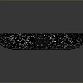 Black Frying Pan With White Speckles And Black Handle For Daily Kitchen Use