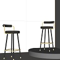 Modern Bar Chair Bar Stool Bar Chair 3d model