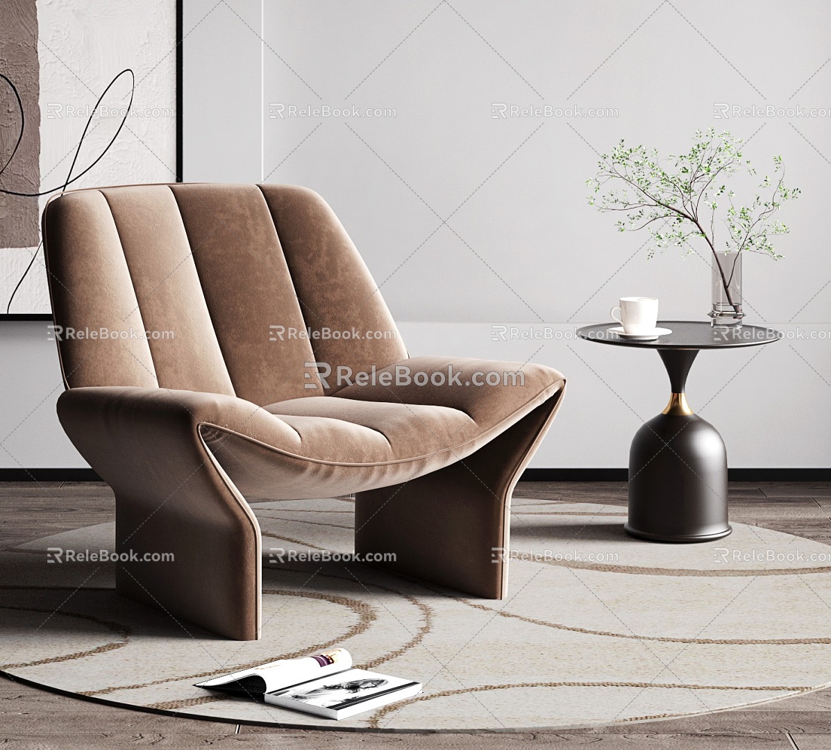 single sofa chair 3d model