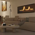 Modern Bright Open Plan Living And Dining Interior With Built In Storage And Staircase Design