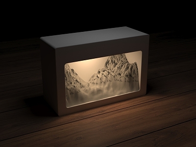 Night lamp table lamp model