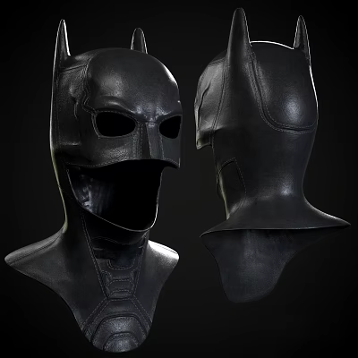 Batman Mask Modern Masks 3d model