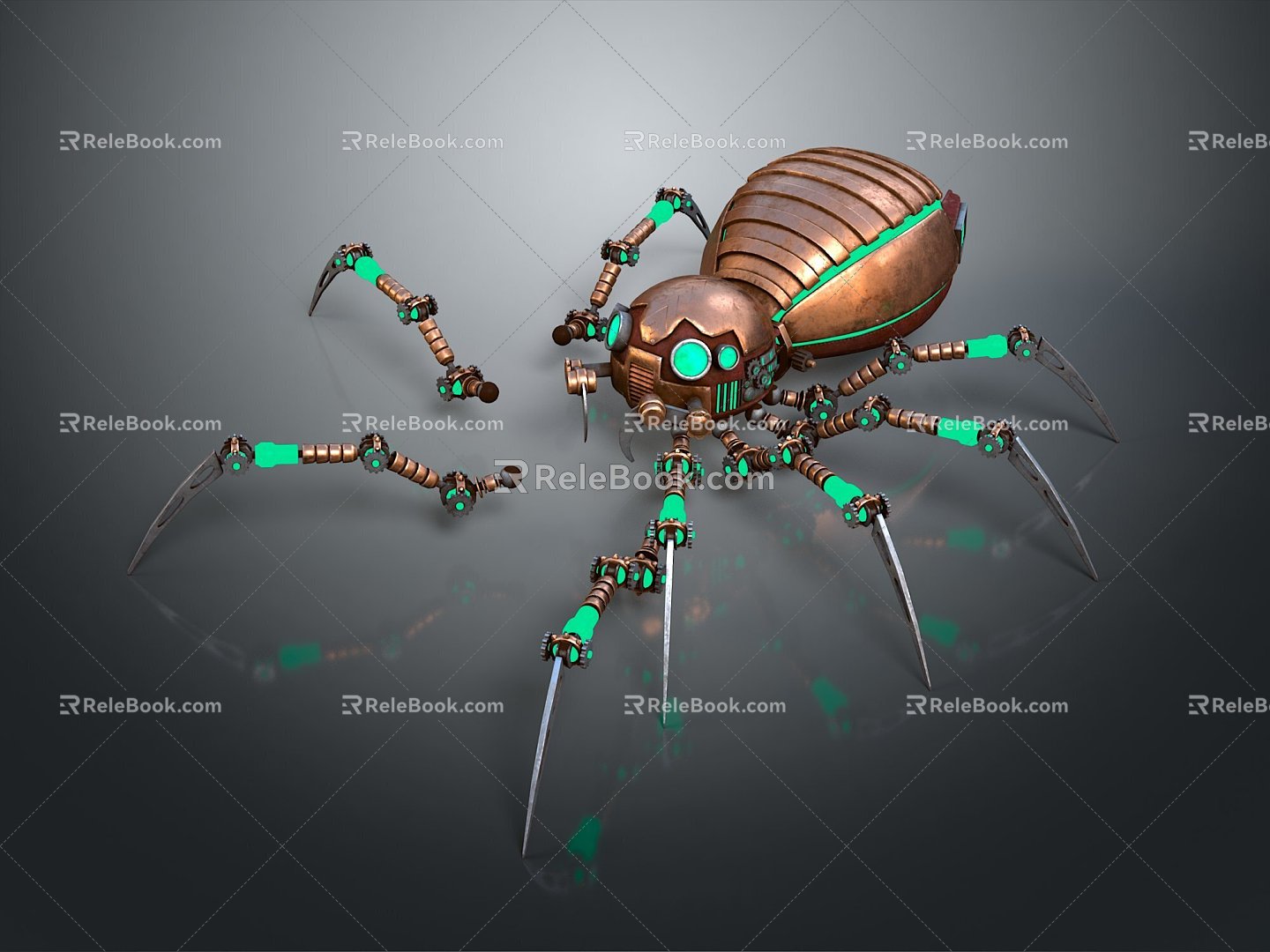 Machine Spider Mechanical Spider Robot 3d model