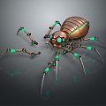 Machine Spider Mechanical Spider Robot 3d model