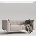 Modern Multiplayer Sofa 3d model
