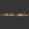 Fresh Handmade Pizza With Tomato Feta Cheese Arugula And Charred Crust On White Plate