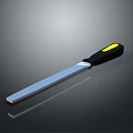 Professional Hardware File Tool With Black Yellow Handle And Metal Blade