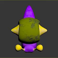 Snail Cartoon Snail Small Snail Reptile Cold Blooded Animal Reptile 3d model