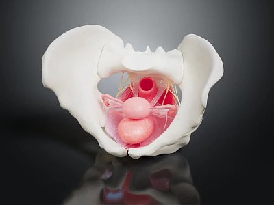Medical Device Pelvic Anatomical Model With Detailed Internal Structure 3d model