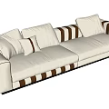 Modern Meroni Colzani Multiplayer Sofa 3d model