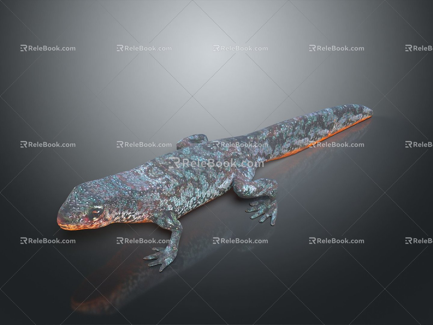 Lizard Anime Lizard Chameleon Cartoon Lizard Reptile Cold Blooded Animal Reptile Reptile Class 3d model