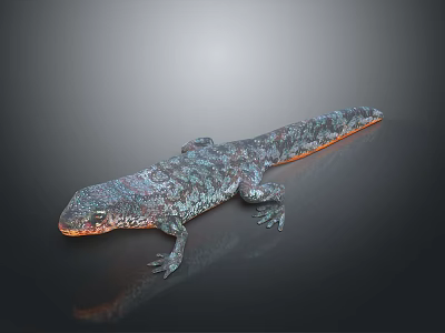 Lizard Anime Lizard Chameleon Cartoon Lizard Reptile Cold Blooded Animal Reptile Class 3d model