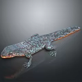 Lizard Anime Lizard Chameleon Cartoon Lizard Reptile Cold Blooded Animal Reptile Class 3d model