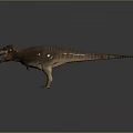 Realistic Tyrannosaurus Dinosaur 3D Model In Standing Pose With Open Mouth