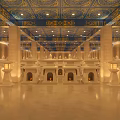Religious Faith Reflected In Ornate Ceiling And Sacred Memorial Halls