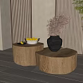 Qui Feng Zi Mu Tea Table 3d model