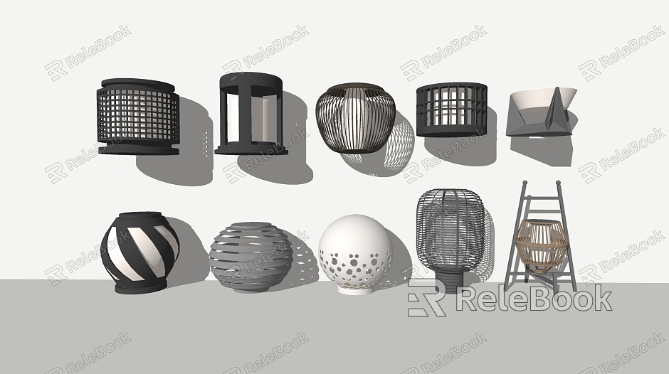 Landscape lights garden lights model