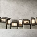 Contemporary Outdoor Lights With Diverse Designs Metal Frames Glass Shades And Warm Glow For Gardens