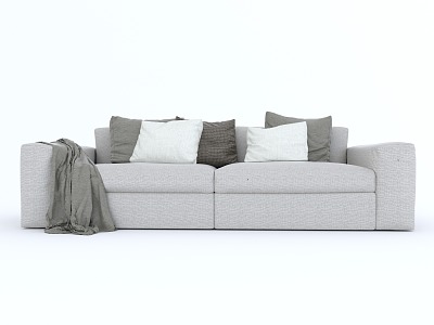 Modern double sofa model