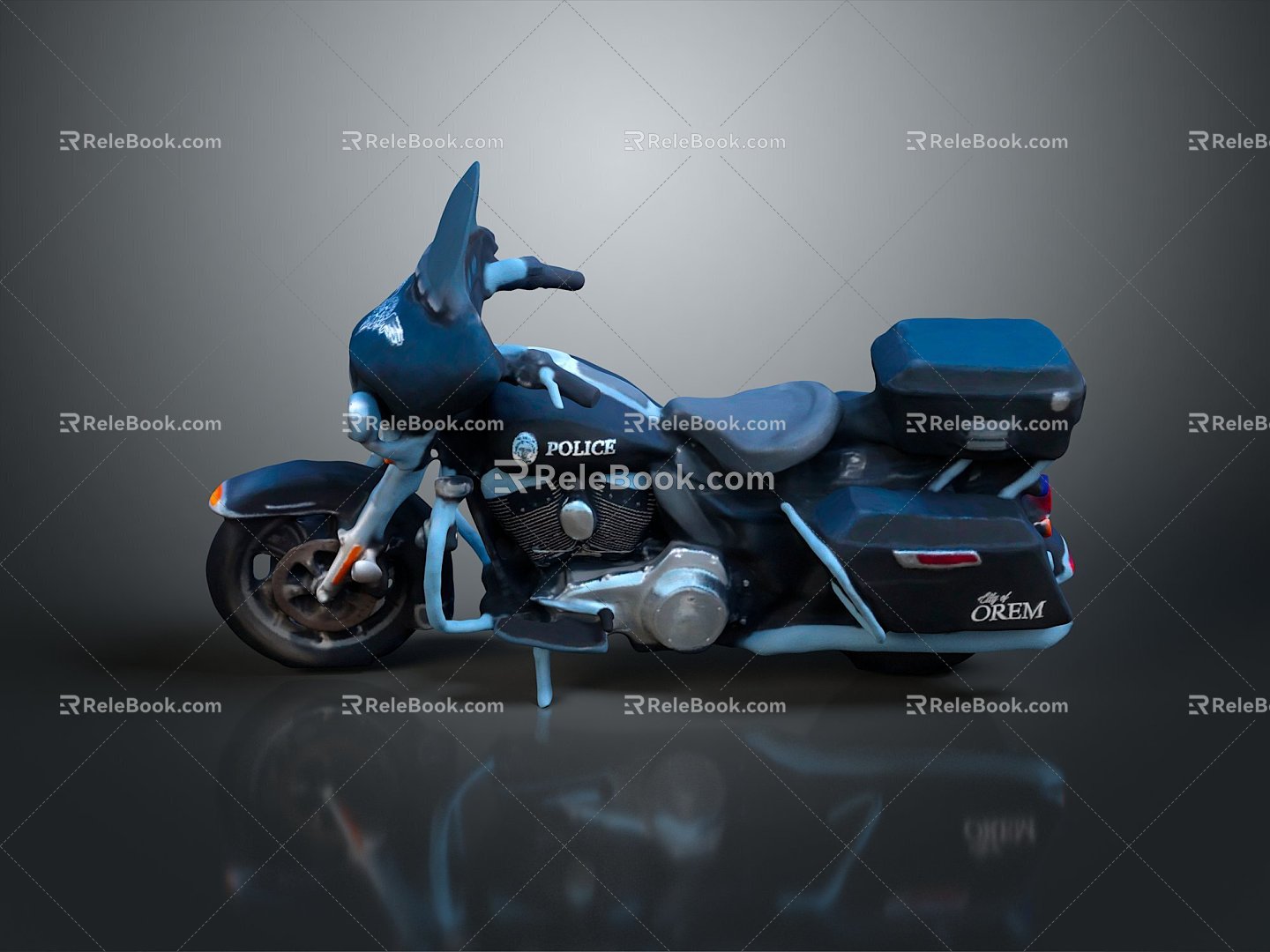 Motorcycle Two-wheeled Motorcycle Cross-country Motorcycle Road Race Motorcycle Motor Vehicle Transport 3d model