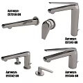 Different Styles Of Modern Water Faucets With Brushed Nickel Finish And Various Models