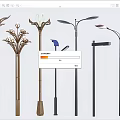 Outdoor Lights Various Designs for Garden Courtyard Street Lighting Decorative Lamps