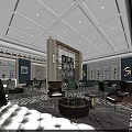 Elegant Lounge Area Interior Design With Sofas Armchairs Coffee Tables Rugs And Plants