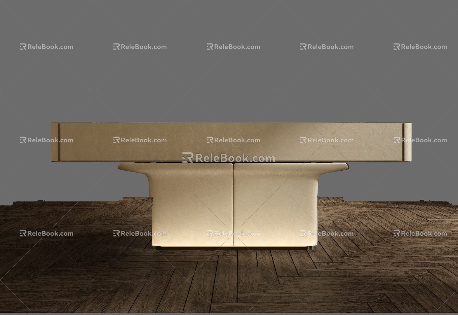 Modern Front Desk 3d model