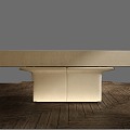 Modern Front Desk 3d model