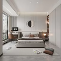 Modern Living and Dining Room Interior With Sofa Coffee Table And TV Wall