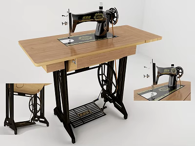 Modern sewing machine Mom's sewing machine 3d model