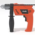 Petz Orange Electric Drill Weapon With Black Handle And Ergonomic Design