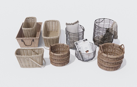 Modern Storage Basket 3d model